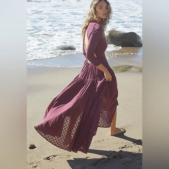 Free People | Dresses | Free People Sea Me Open Tie Back Layered Crochet Boho Beach Maxi Dress | Poshmark Free People | Dresses | Free People Sea Me Open Tie Back Layered Crochet Boho Beach Maxi Dress | Poshmark